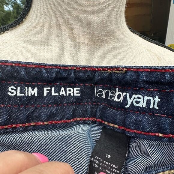 Lane Bryant Slim Flare Women's Blue Jeans - Picture 5 of 5
